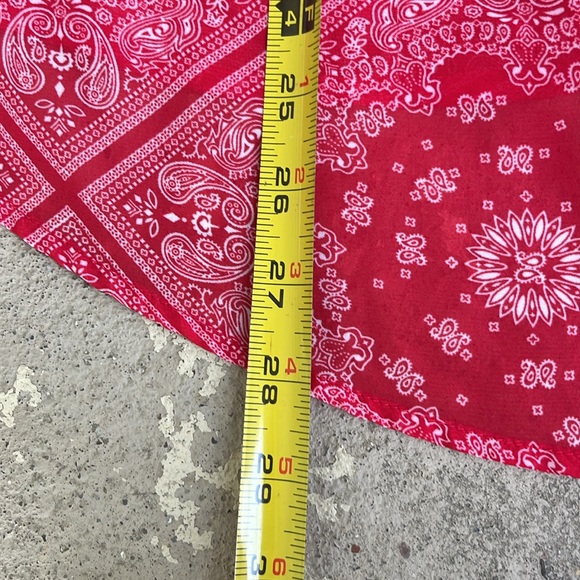 Like new no boundaries red bandanna tank top - Picture 10 of 12